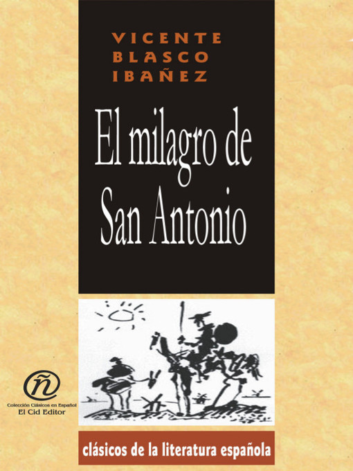 Cover image for El milagro de San Antonio